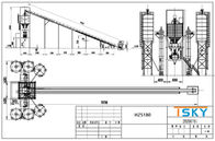 Modular Structure 180m3/H HZS180 RMC Concrete Plant