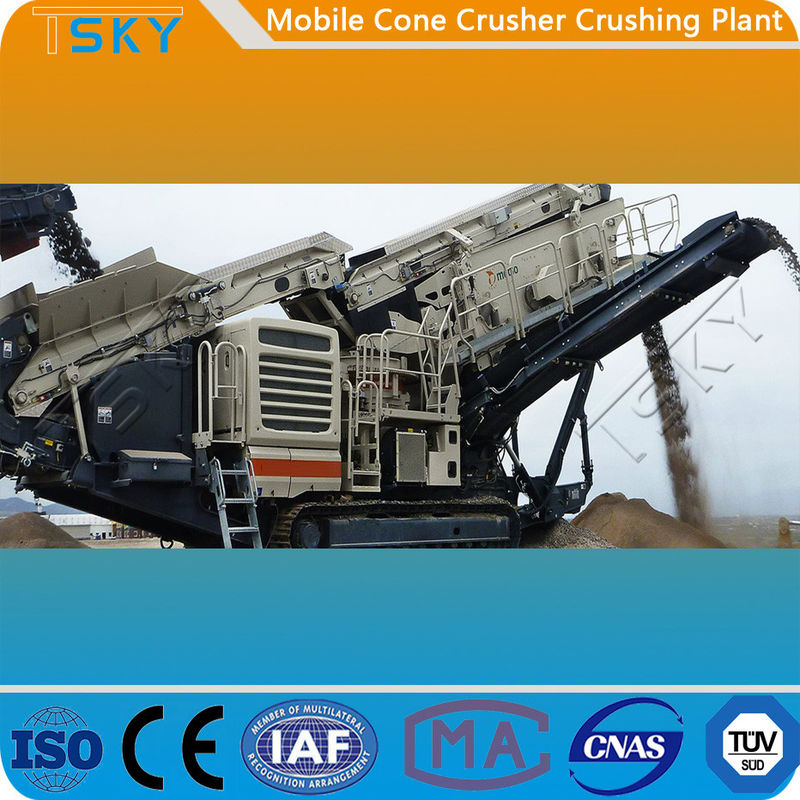 TS3S1548P90 50tph Mobile Cone Crushing Plant